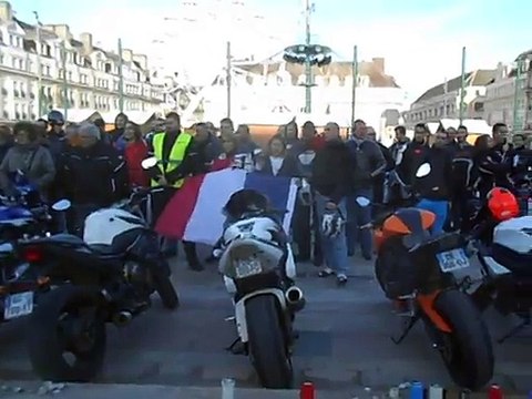Beauvais : les motards de l'Oise rendent hommage aux victimes des attentats