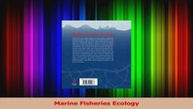 Download  Marine Fisheries Ecology Ebook Online