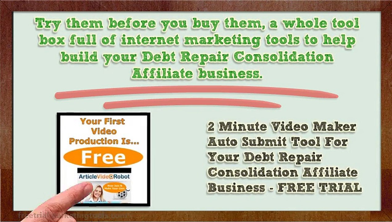 Free Trial Marketing Lead Tools For Debt Repair Consolidation Affiliate Business