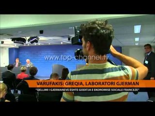 Varoufakis: Greqia, laboratori gjerman - Top Channel Albania - News - Lajme