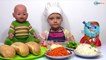 ✔ Беби Борн и Ярослава готовят полезные Хот-доги для малыша - Doll Baby Born with Cook Yaroslava ✔