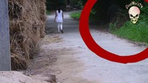 Real Ghost Caught Following Girl?? REAL GHOST HAUNTING CAUGHT ON TAPE