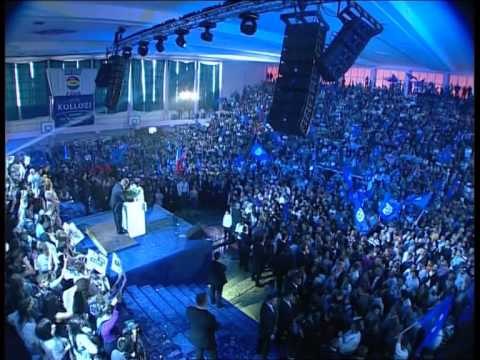 BERISHA NE VLORE RAMEN KRYETAR TE PS E BERI SALI BERISHA DHE FATOS NANO LAJM