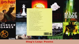 Download  Stags Leap Poems PDF Online