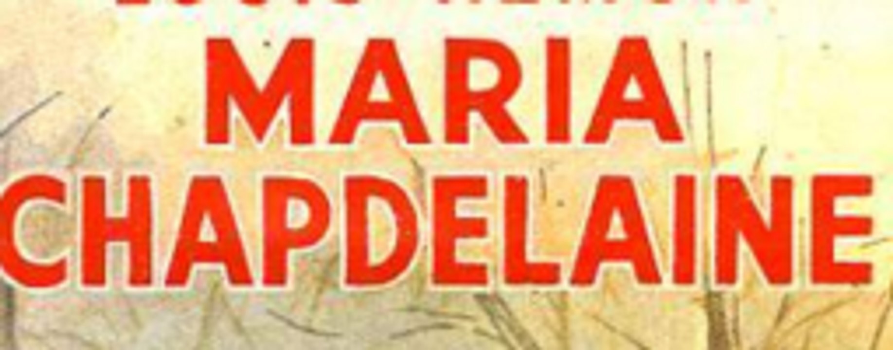 Maria Chapdelaine