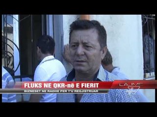 Fluks regjistrimesh në QKR-në e Fierit - News, Lajme - Vizion Plus