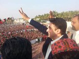 Bilawal Bhutto Zardari answering Jiyalas slogans