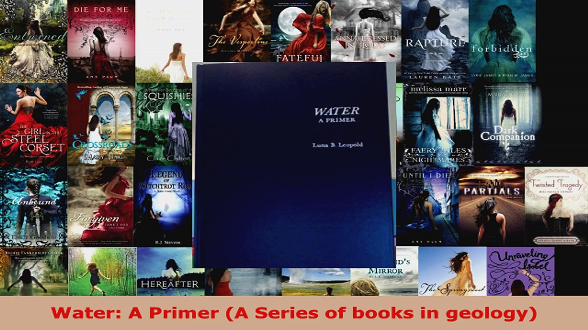 Download Water A Primer A Series of books in geology PDF Online - video  dailymotion