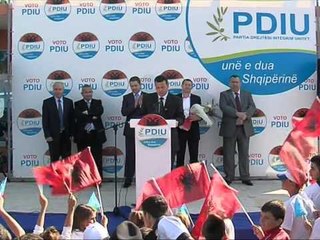 PDIU NE FUSHATE KERKOHET VOTA PER KANDIDATET NE SHKODER DHE BUBQ LAJM