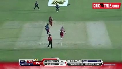 Kamran Akmal Lazy Running and gets Run Out himself