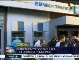 Tsipras critica a oposición por no llegar a acuerdo sobre pensiones