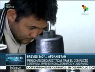 Afganistán prepara a discapacitados para reinsertarlos al trabajo