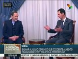 Bashar Al Assad denuncia ante gobierno de Irán el apoyo turco al EI