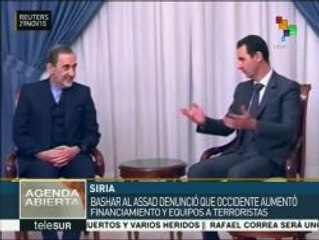 Bashar Al Assad denuncia ante gobierno de Irán el apoyo turco al EI