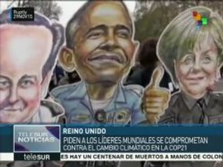 El mundo exige a líderes que frenen el cambio climático en COP21