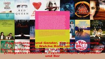 Psychotherapie und Gender Konzepte Forschung Praxis Welche Rolle spielt die PDF Lesen