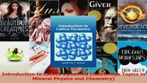 Download  Introduction to Lattice Dynamics Cambridge Topics in Mineral Physics and Chemistry Ebook Online