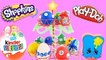 Play Doh Egg Christmas Tree Surprise Eggs Shopkins - - - Kinder Surprise Holiday Eggs