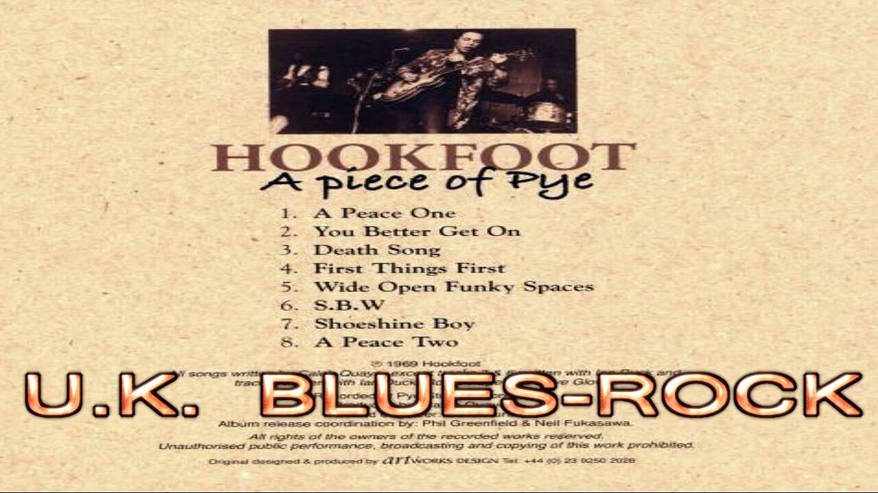 HOOKFOOT - You Better Get On (1969)