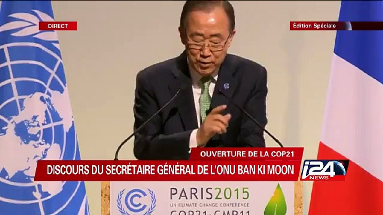 Discours du secrétaire général de l'ONU Ban Ki Moon