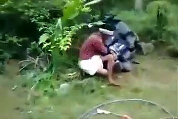 Bike One Wheeling Accident Funny