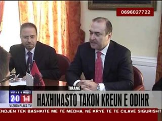 LENARÇIÇ NE TIRANE KREU I ODIHR TAKOHET ME TOPIN DHE HAXHINASTON LAJM