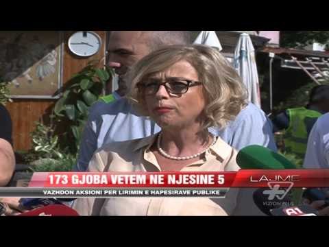 Aksioni për lirimin e hapësirave publike - News, Lajme - Vizion Plus