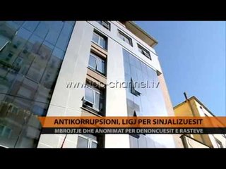 Antikorrupsioni, ligj për sinjalizuesit - Top Channel Albania - News - Lajme