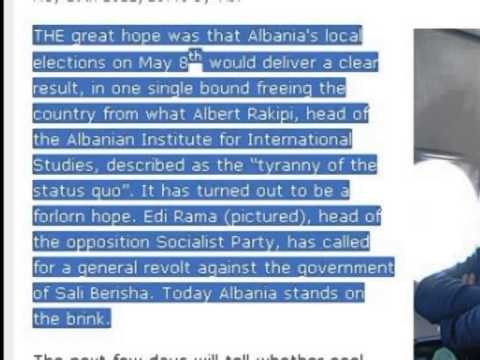 “THE ECONOMIST” TIM JUDAH SHKRUAN,“SHQIPERIA NE BUZE TE HUMNERES” LAJM