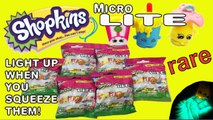 Shopkins Micro Lite Mystery Bags Blind Bags Light up when you Squeeze them