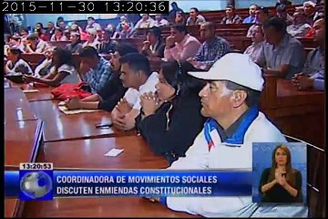 Representantes de sectores sociales entregarán pedidos a Presidenta de la Asamblea.