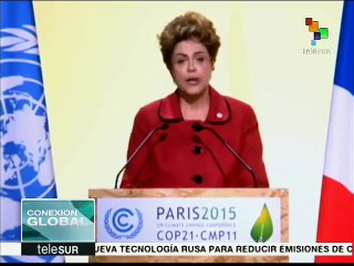 Dilma recuerda al mundo que todos somos responsables de cuidarlo