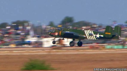2012 MCAS Miramar Air Show B 25 Mitchell flybys