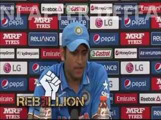 DHONI FUNNY PUNJABI SPEECH VIDEO CLIP TOTAY AFTER LOST SEMI FINAL WC 2015