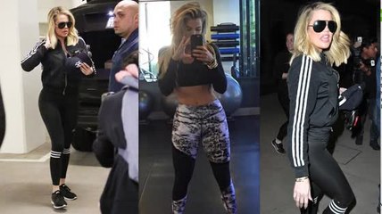 Khloe Kardashian ist nach einer langen Pause wieder im Fitnessstudio