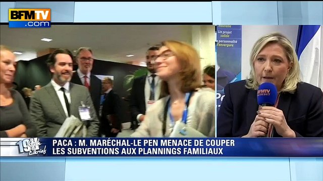 Marine Le Pen ne souhaite pas supprimer les subventions du planning familial