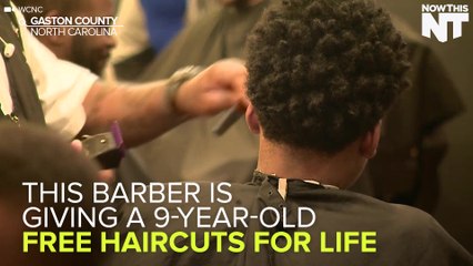 Barber Gives Kid Free Haircuts For Life For Getting Good Grades