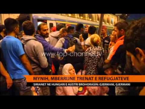 Mynih, mbërrijnë trenat e refugjatëve - Top Channel Albania - News - Lajme