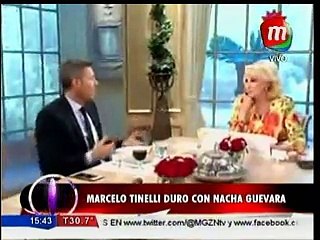 Marcelo Tinelli duro con Nacha Guevara