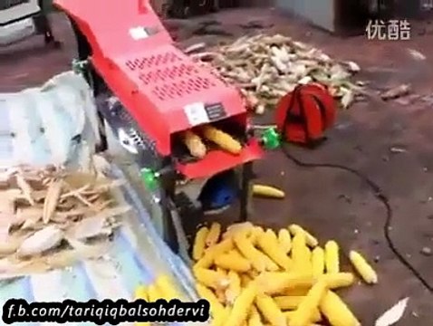 چھلیوں سے چھلکا اُتارنے والی یہ جدید ترین مشین دیکھیے