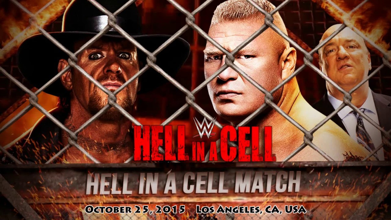 2015-10-25 WWE Hell In A Cell - Hell In A Cell - The Undertaker VS Brock Lesnar