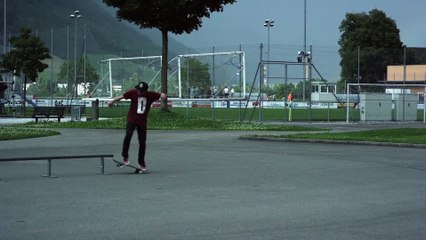 Skating in a Sudden Rainstorm with Fabian Dörig