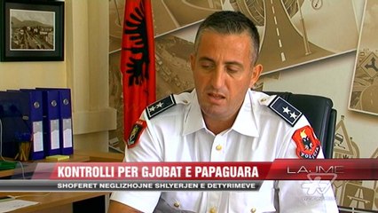 Kontrolli për gjobat e papaguara - News, Lajme - Vizion Plus