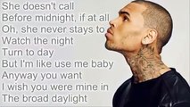 Chris Brown Fine By Me karaoke Lyrics