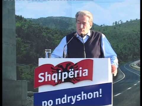 BERISHA NE BALLSH INAGURON NJE RRUGE DHE PREMTON VEPRA TE TJERA LAJM