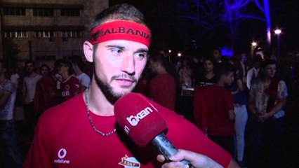 ATMOSFERA GJATE NDESHJES ME DANIMARKEN