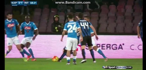 Adem Ljajic Fantastic Goal - Napoli 2-1 Inter - 30-11-2015 Serie A