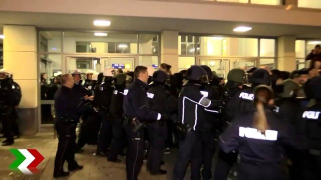 REBELOHEN NEONAZISTET NE DORTMUND, PERLESHEN ME EMIGRANTET DHE POLICINE LAJM