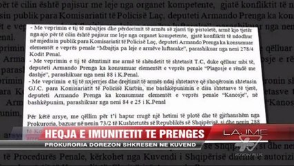 Prokuroria kërkon arrestimin e Prengës - News, Lajme - Vizion Plus