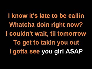 Kane Brown Last Minute Late Karaoke lyrics